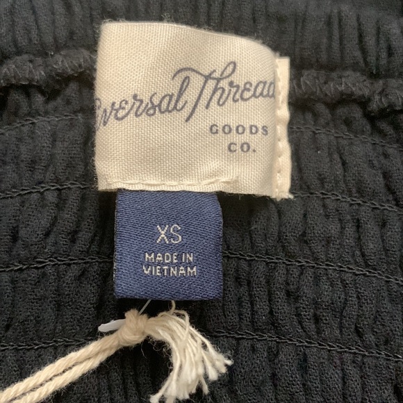 (XS)- Universal Thread Sleeveless Button-front Tiered Dress - Picture 6 of 8